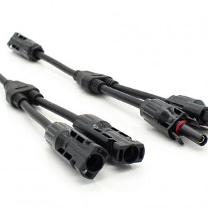 1000V MC4 Y branch connector 2 to 1 Parallel IP67with 4mm2 cable 1000V MC4 Y branch connector 2 to 1 Parallel IP67with 4mm2 cable